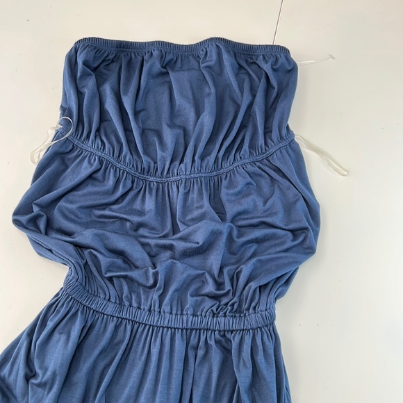 NWT Rachel Pally Tery Strapless Maxi Dress Astral Blue Size S - Picture 9 of 14